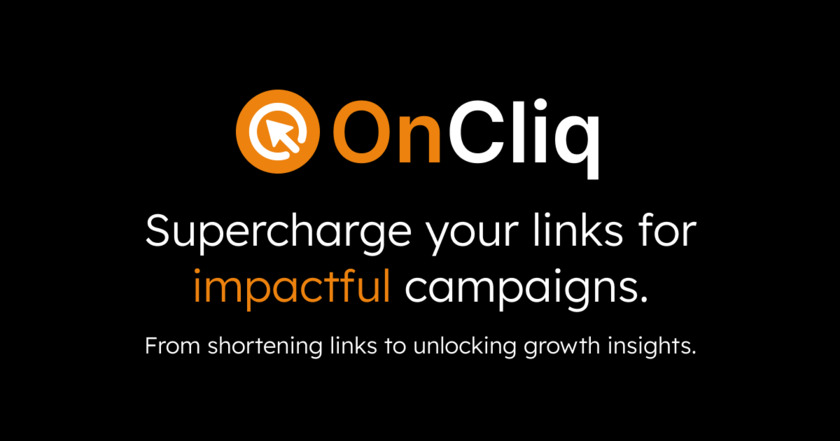 OnCliq Landing Page