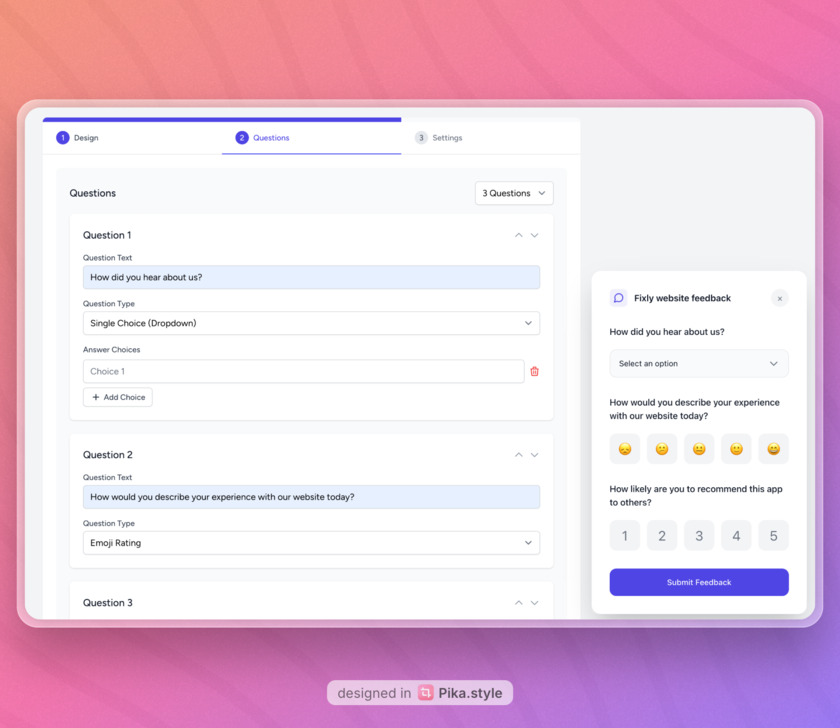 Feedblox App Landing Page