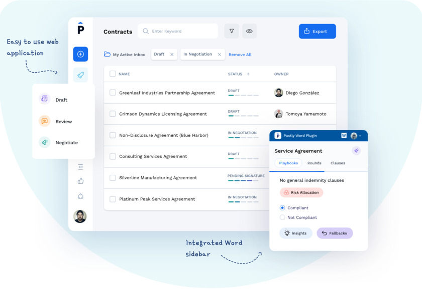 Pactly Landing Page