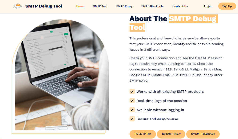 SMTP Debug Tool 