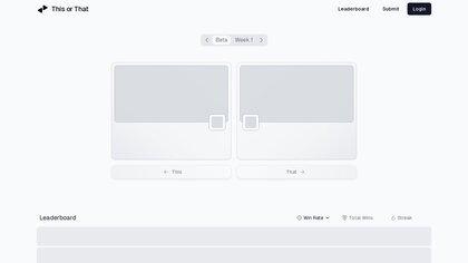 This or That Site screenshot