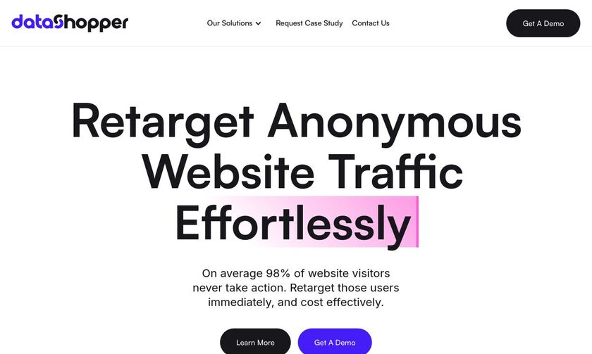 DataShopper Landing Page