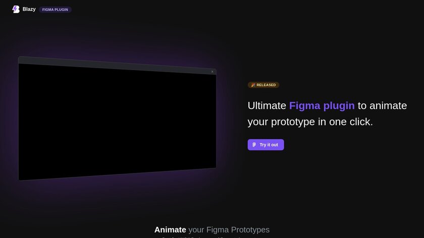 Blazy Landing Page