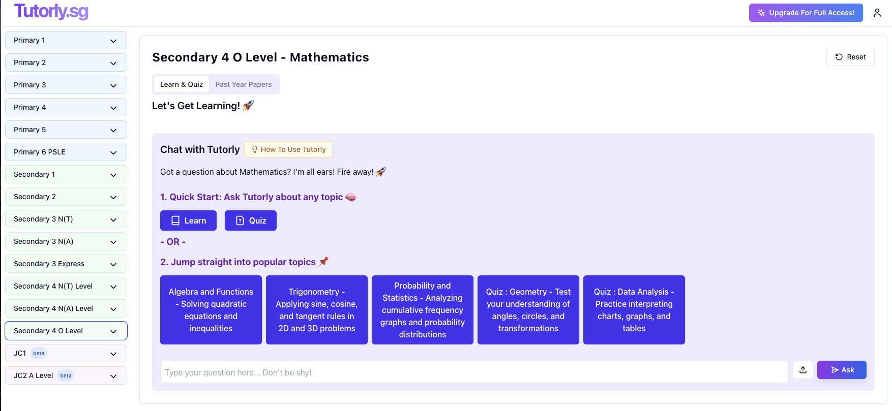 Tutorly.sg 
