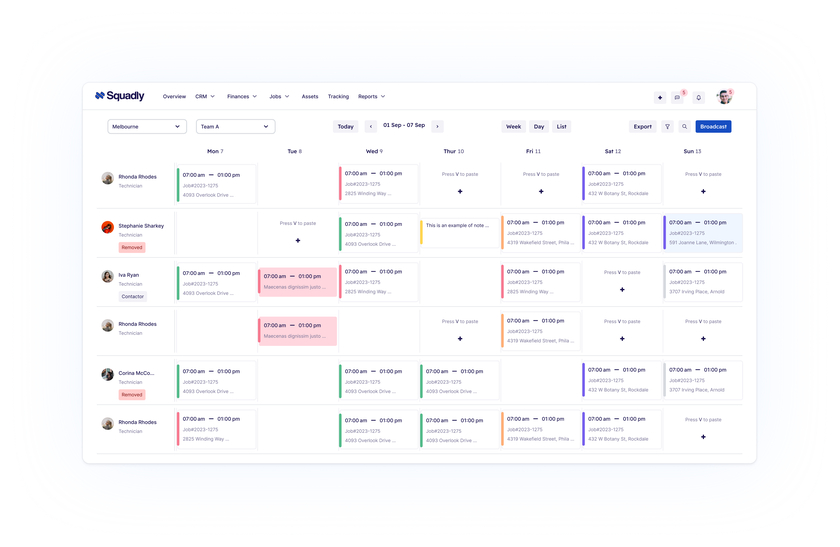 Squadly.io Landing Page Squadly.io Landing Page