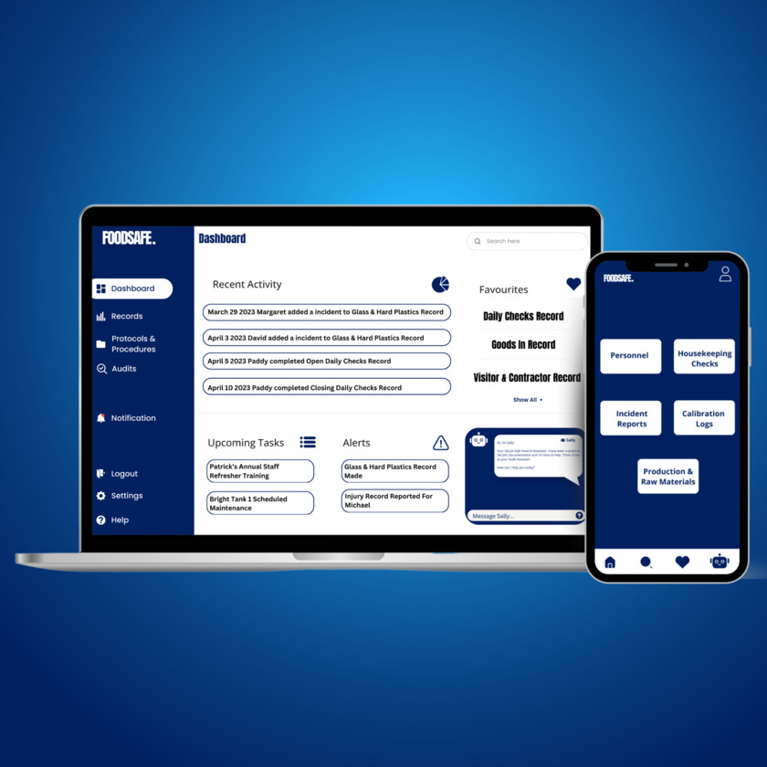 FoodSafe.co FoodSafe Dashboard & Mobile FoodSafe.co FoodSafe Dashboard & Mobile