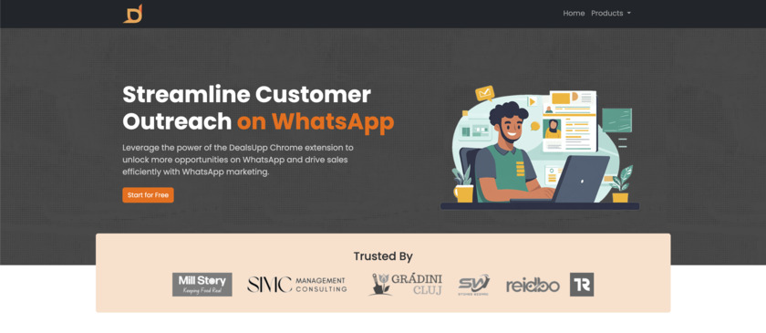 DealsUpp Landing Page
