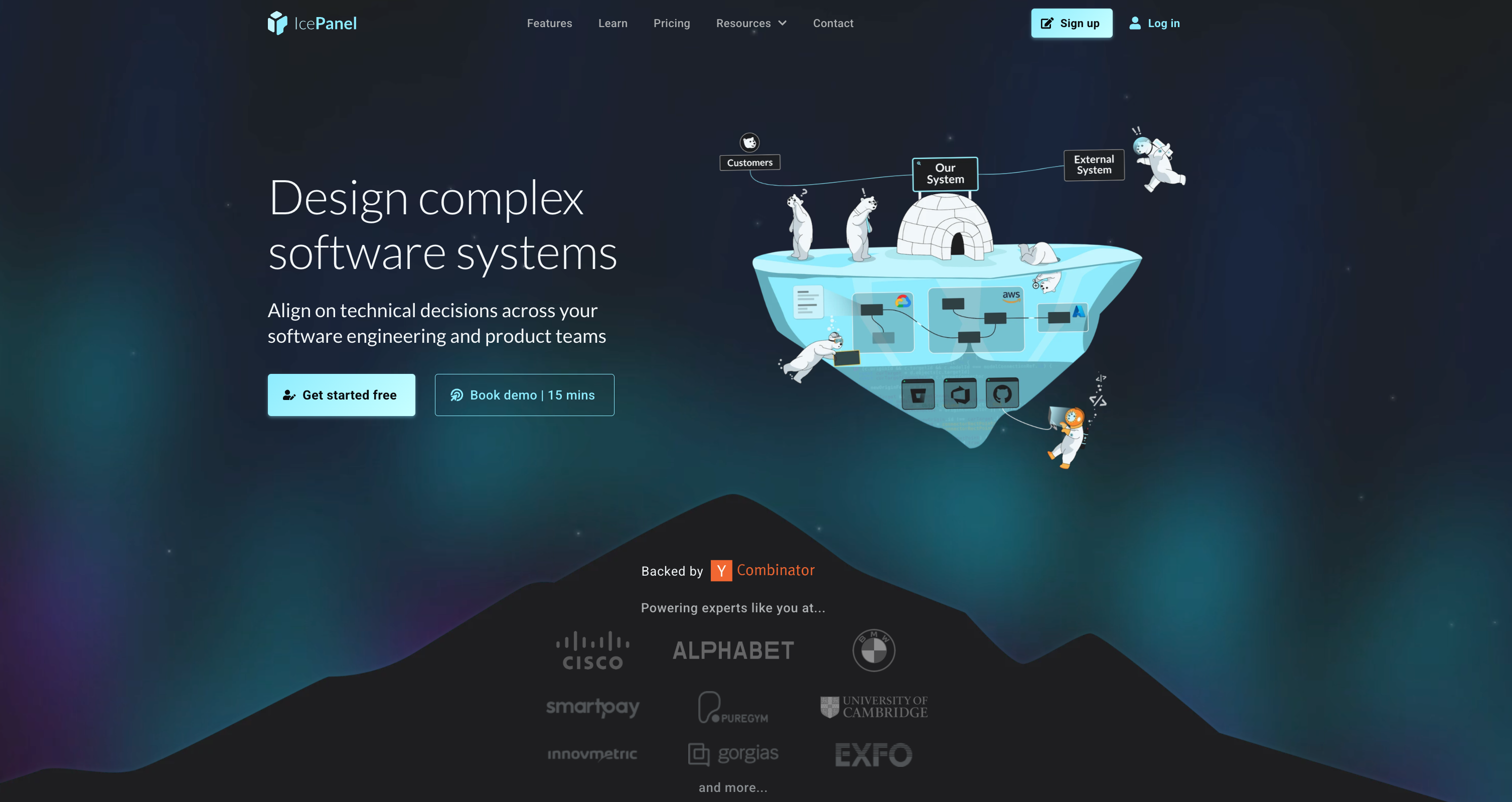 IcePanel Homepage