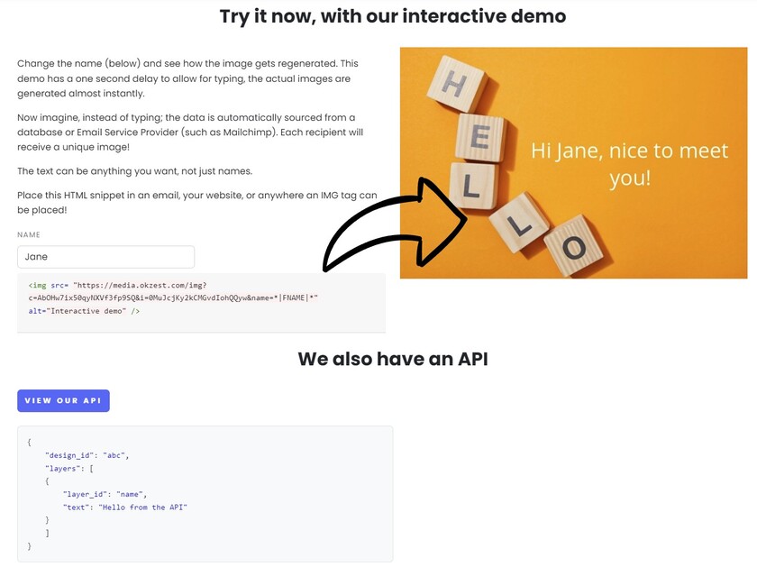 OKZest Landing Page
