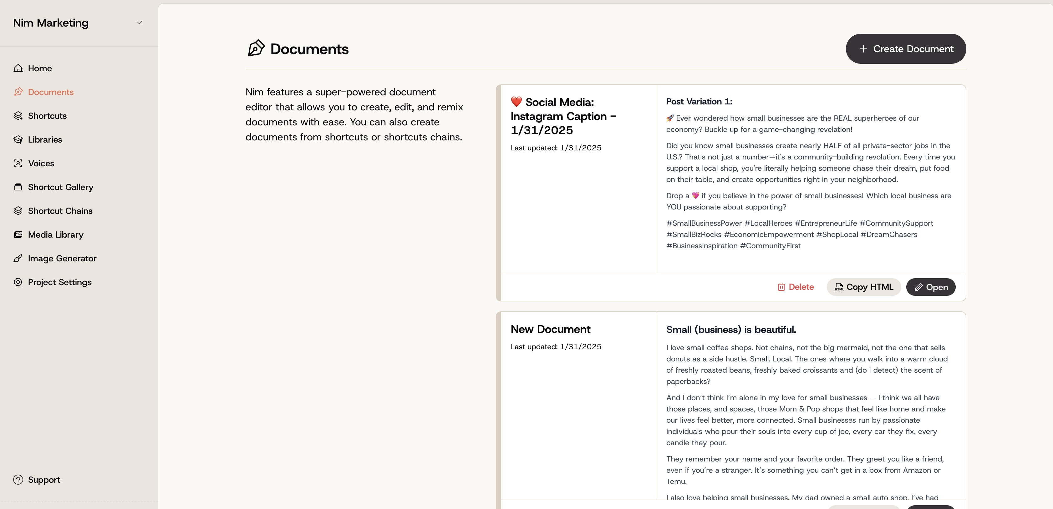Nim GPT Nim Document Composer