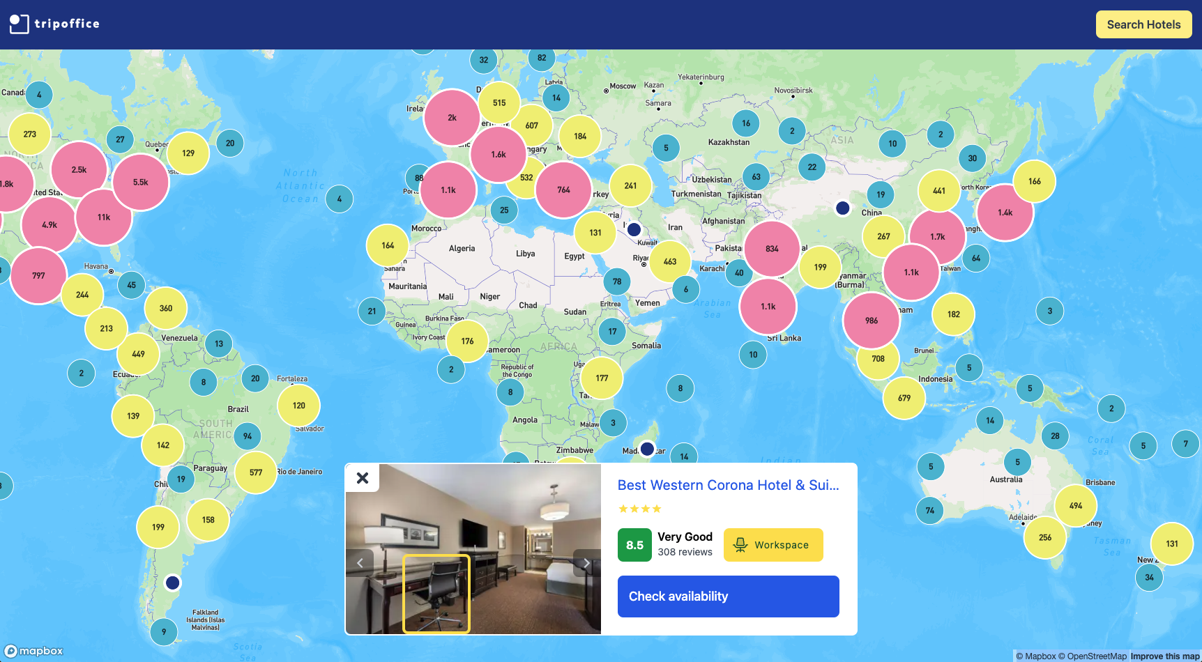TripOffice.com Maps