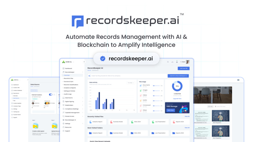 RecordsKeeper.AI Landing Page