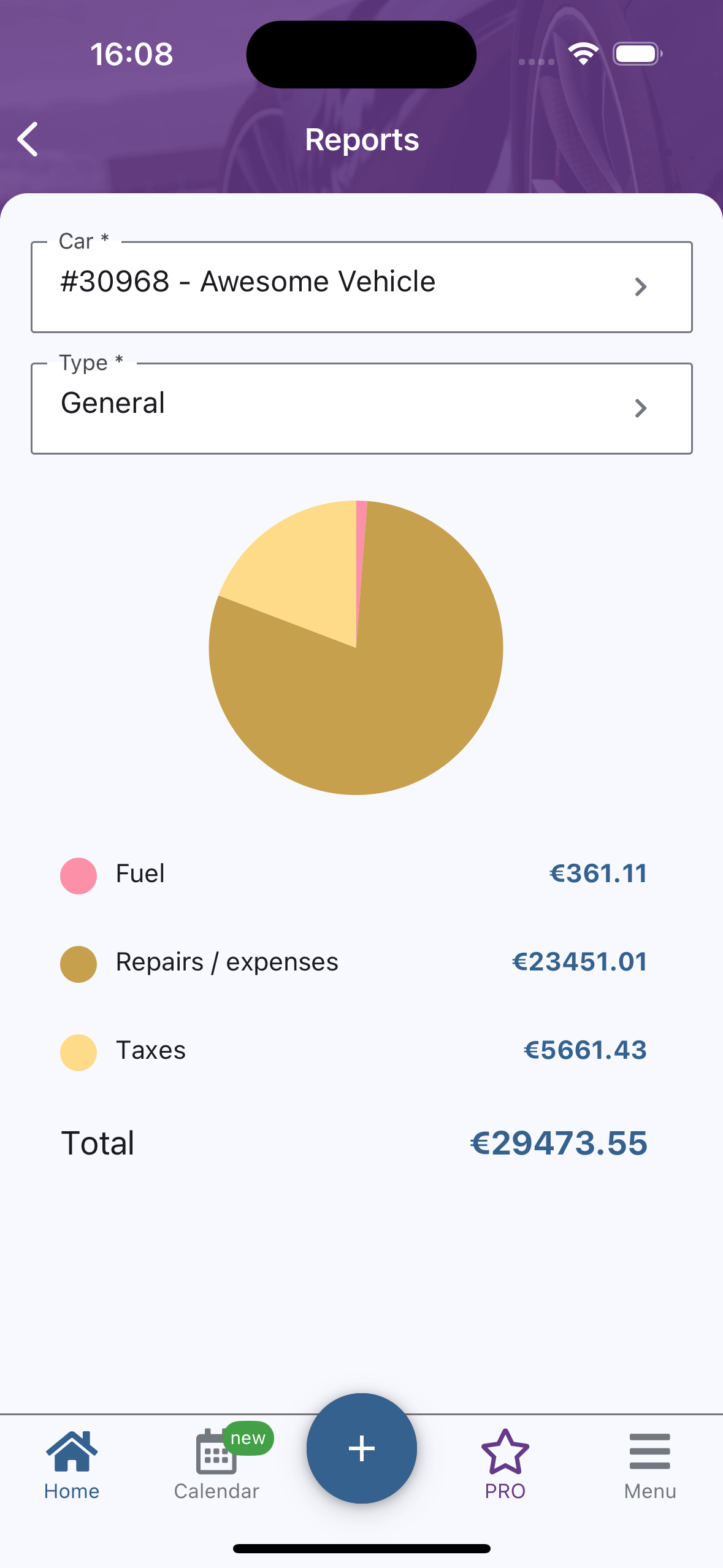 CarDiary - Cars management system 