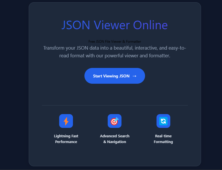 Easy JSON Viewer Json Viewer