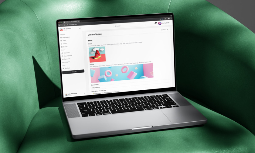 MiraSpaces Landing Page