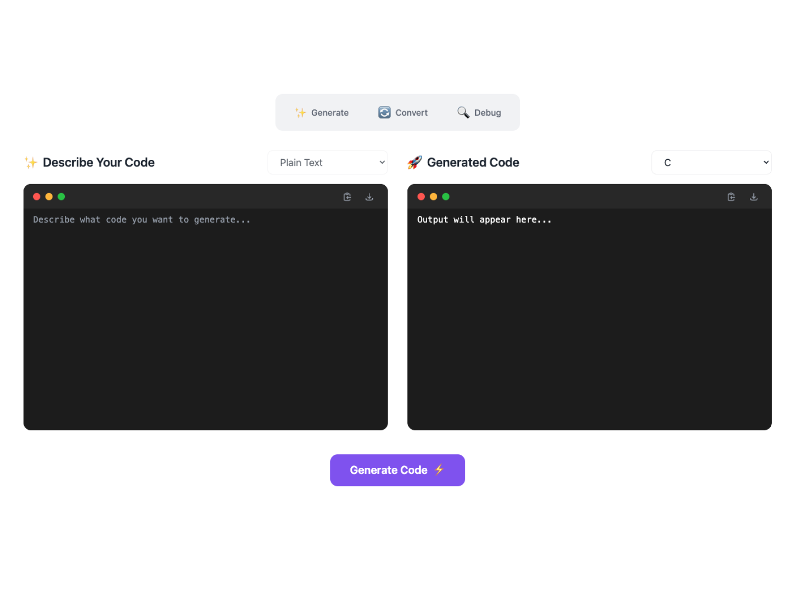 Swapcode AI Swapcode AI Demo