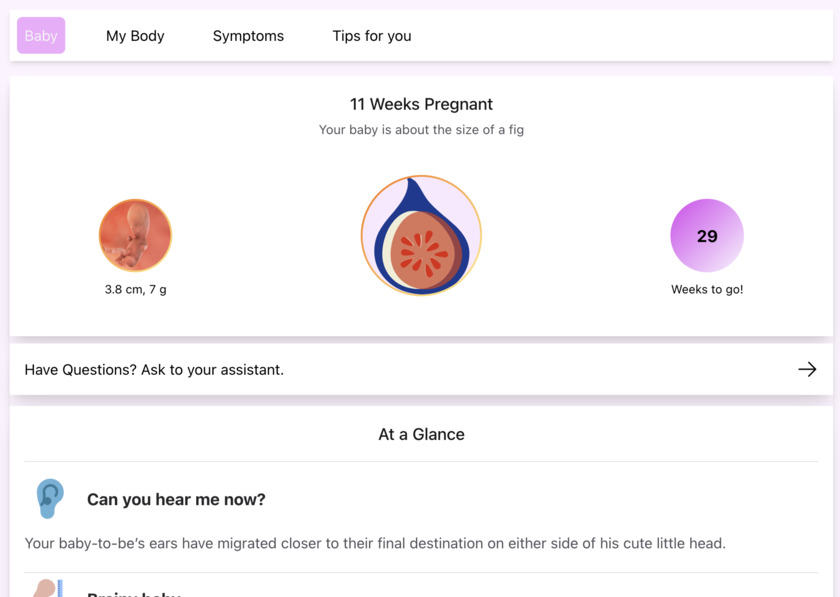 getMomAI.com pregnancy tracker