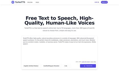 TurboTTS.com image