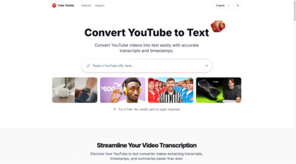 Tube Textify image