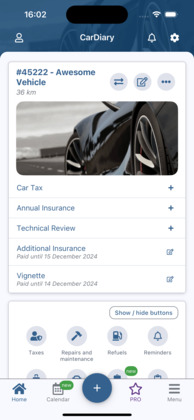 CarDiary - Cars management system image