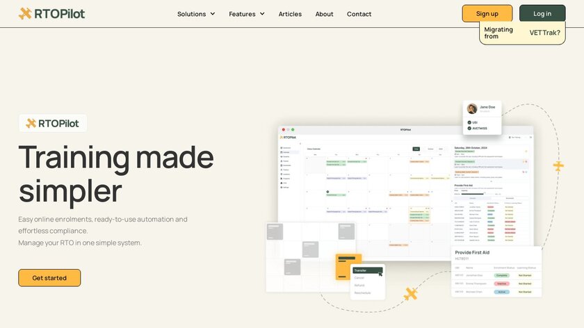 RTOPilot Landing Page
