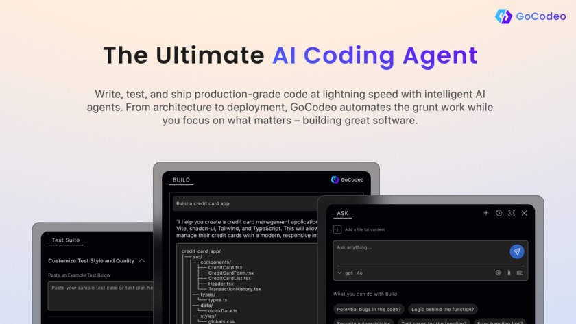 GoCodeo Landing Page
