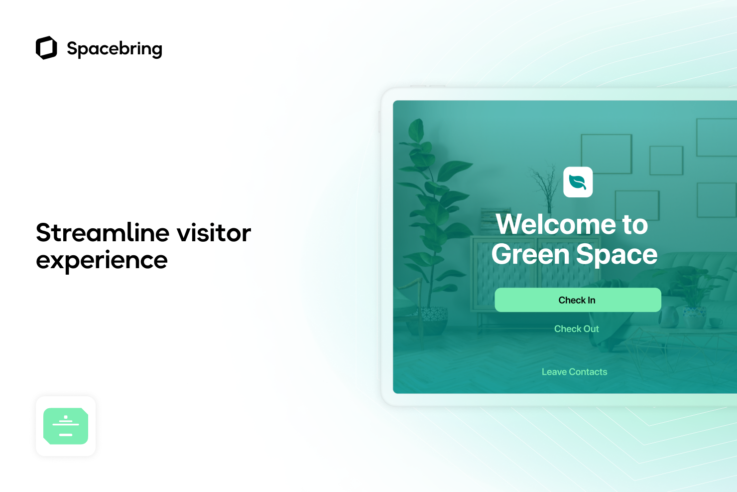 Spacebring Streamline visitor experience