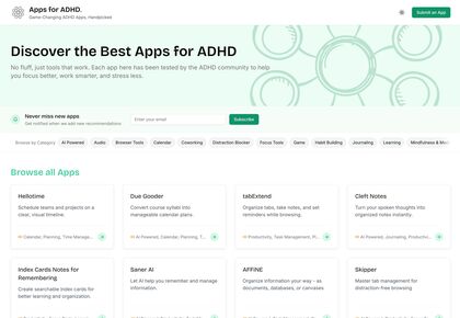 Apps for ADHD image