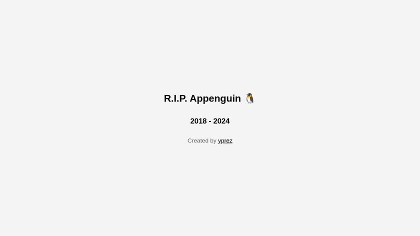 appenguin Landing Page