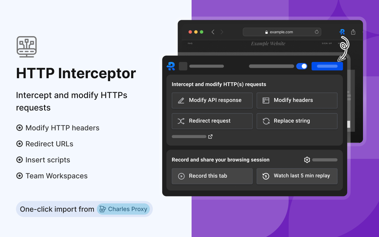 Requestly HTTP Interceptor