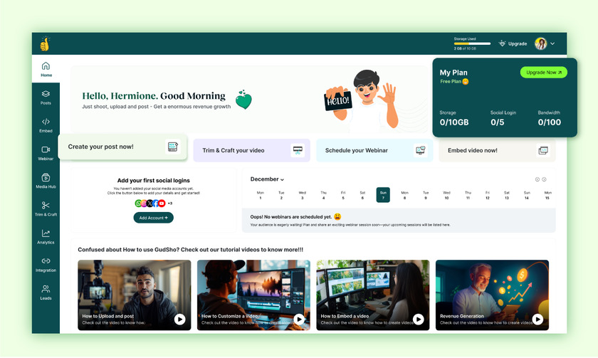 GUDSHO Landing Page