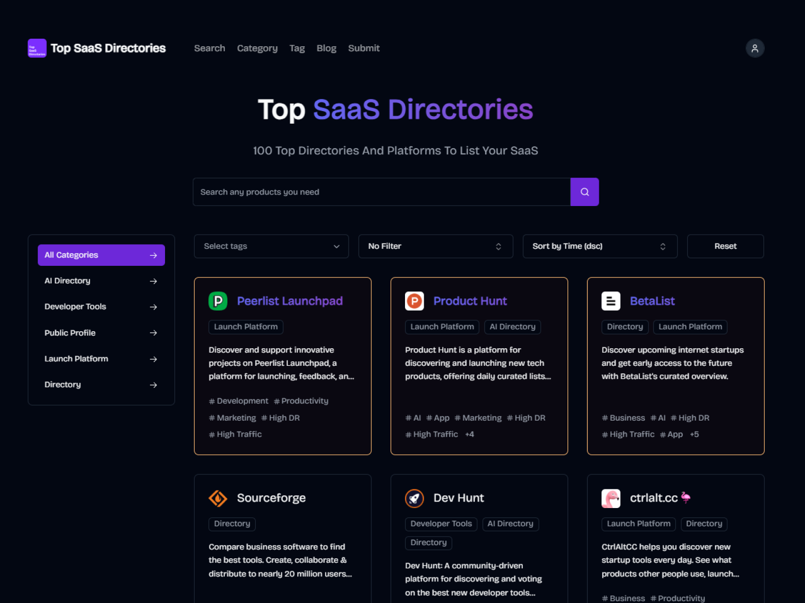 Top SaaS Directories Top SaaS Directories Thumbnail