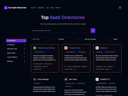 Top SaaS Directories image