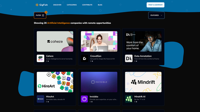 GigFish Discover Companies