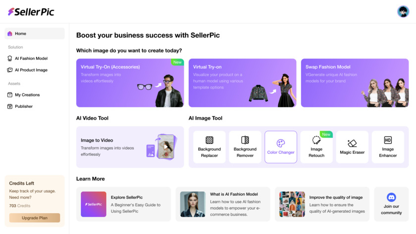 SellerPic Landing Page