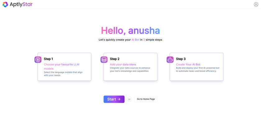 AptlyStar.ai App workflow