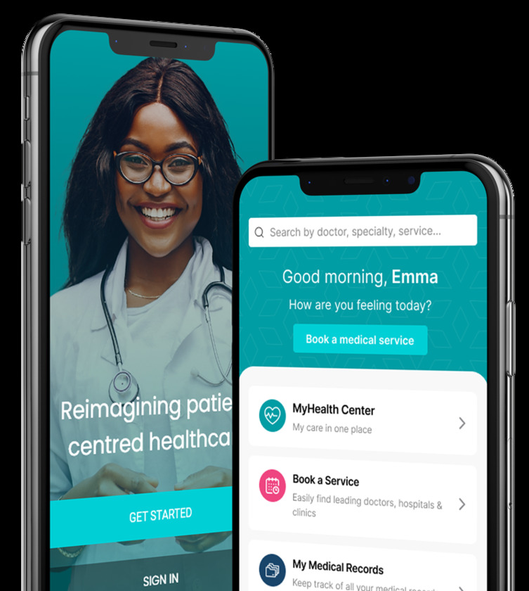 My 1Health Landing Page