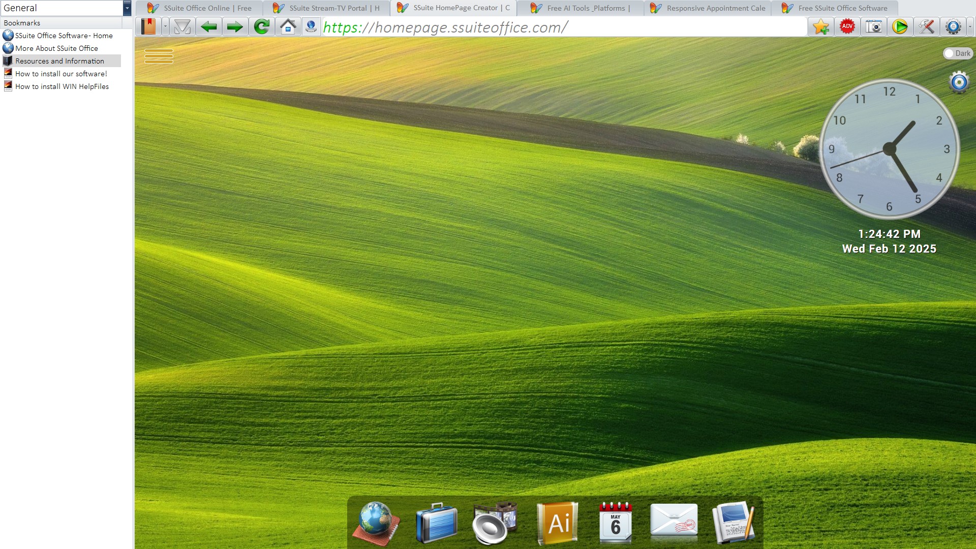 SSuite NetSurfer Prometheus BookMark Window