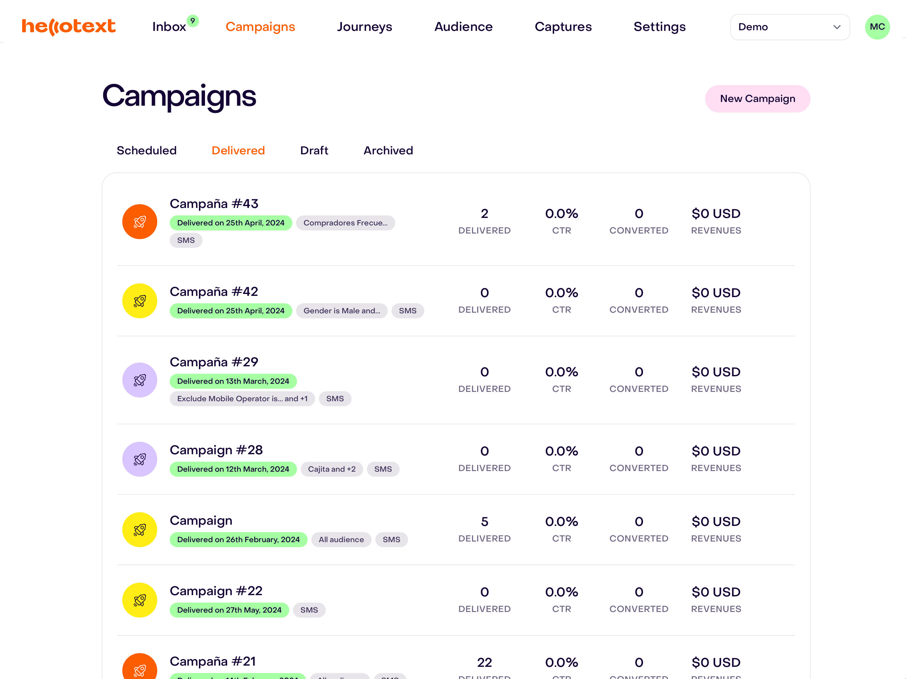 Hellotext Campaigns