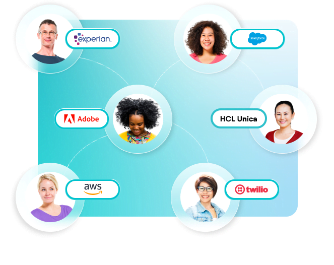 HCL CDP Integrations Built for You: The HCL CDP offers integrations to most commonly used advertising, analytics, mobile apps, chatbots, contact centers, CRM, databases, marketing automation, and tag management systems. By leveraging existing data from these various internal systems, we also offer custom integrations to adapt to the ever-evolving martech landscape.