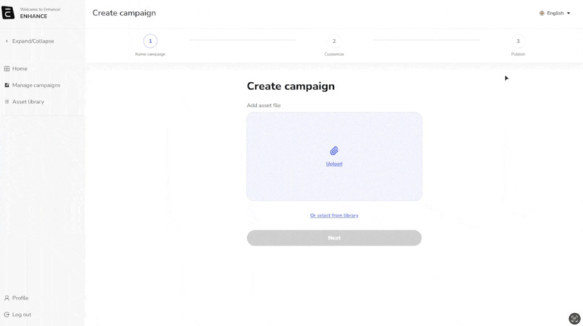 Enhance XR Easily create campaigns Enhance XR Easily create campaigns