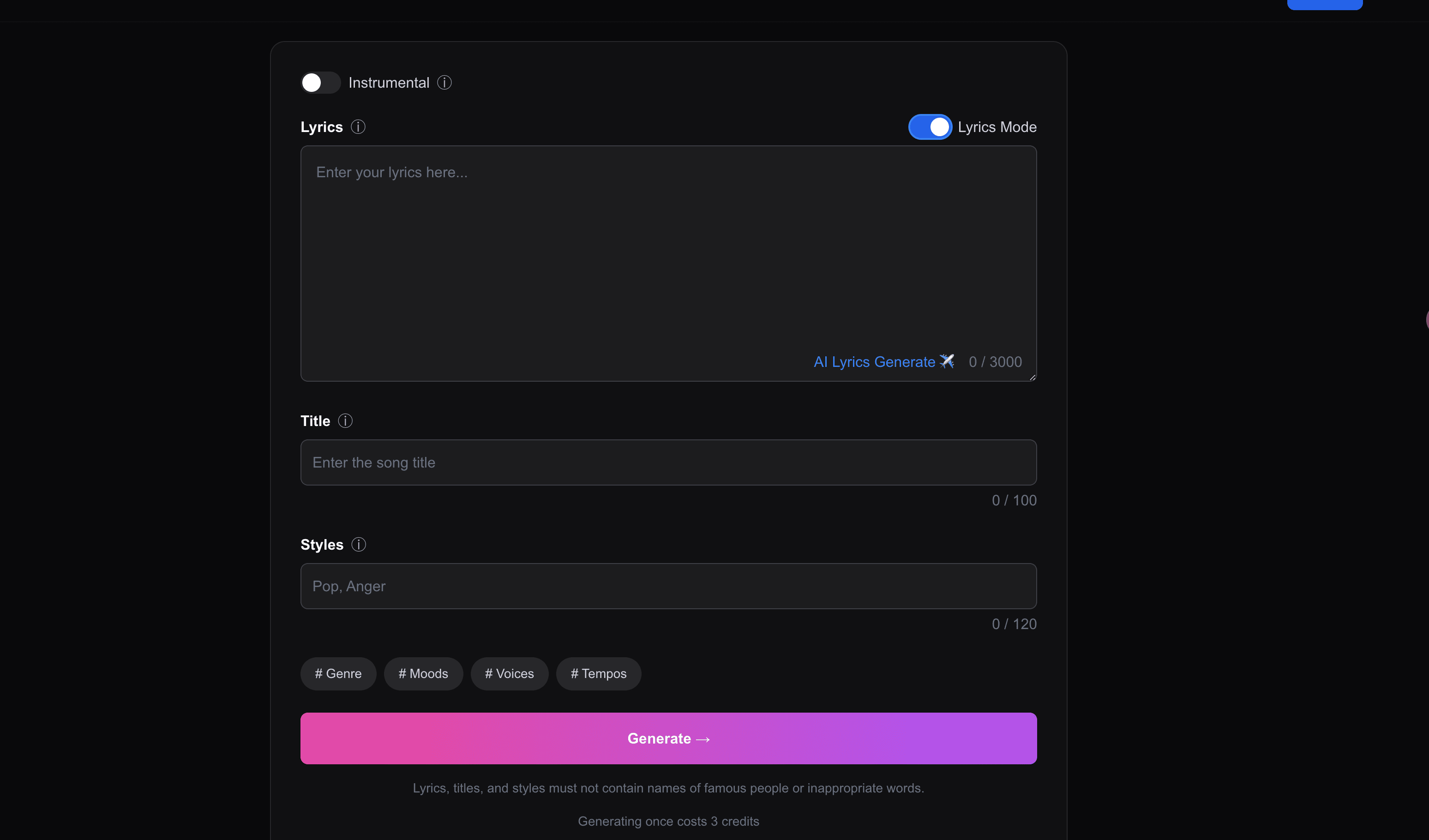 AIMusicGenerator.dev 