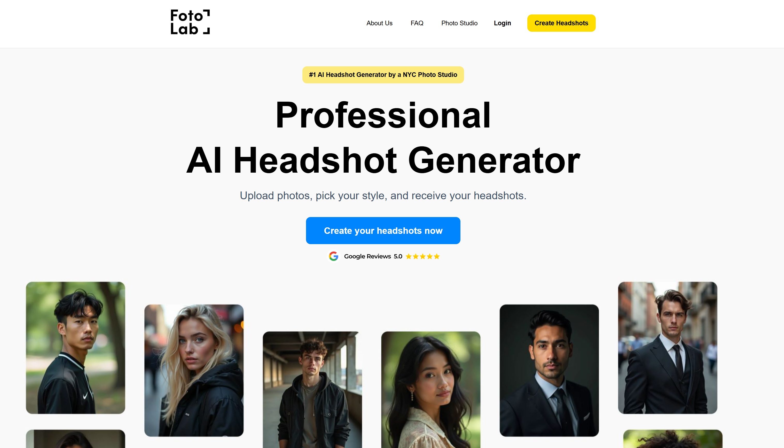 Fotolab Studio AI FotoLab Studio Homepage