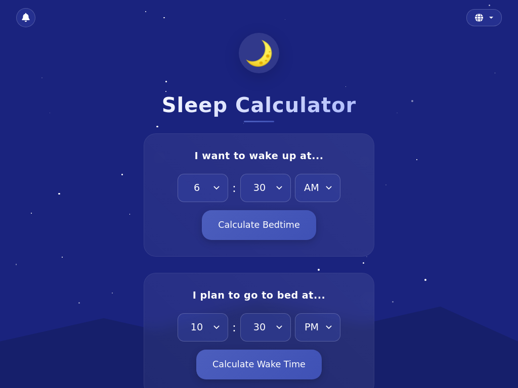 SleepCalculators.com 