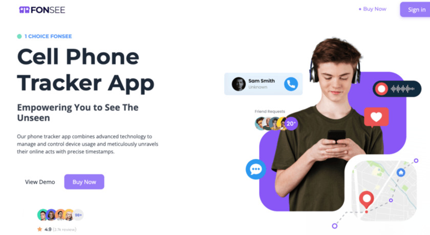 FonSee Landing Page