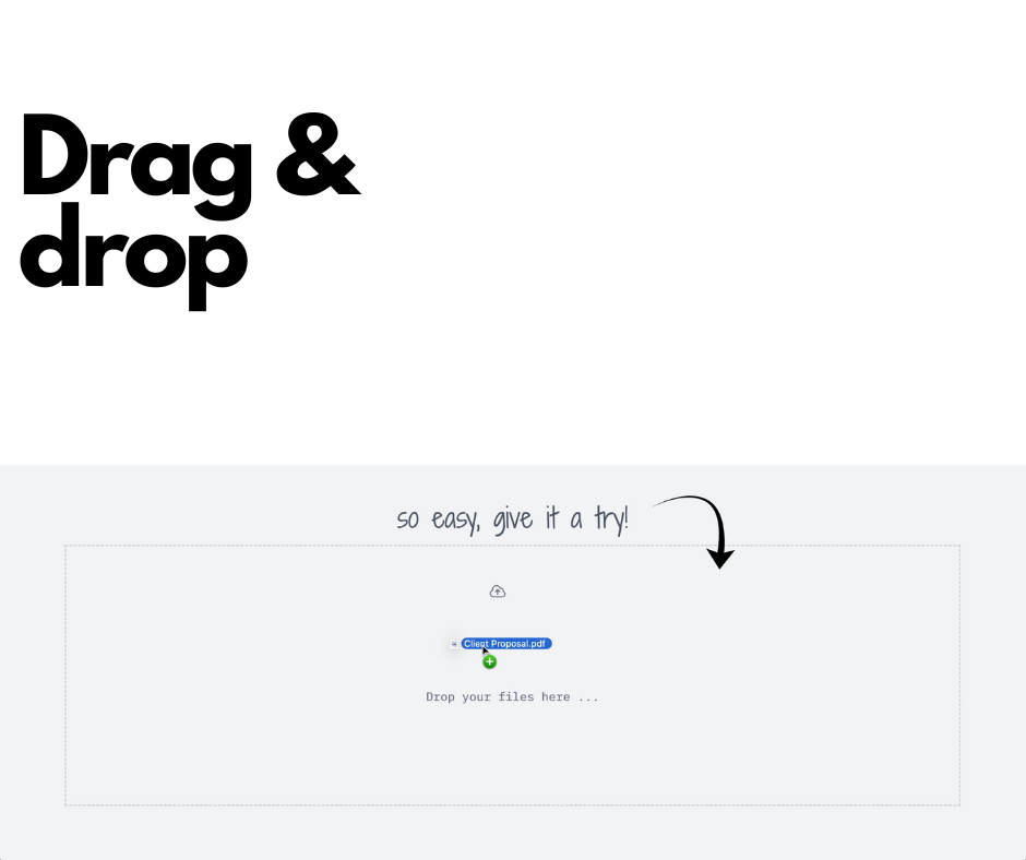 ezihost.org Drag and drop