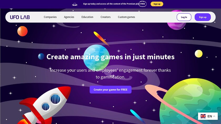 UFOLAB Landing Page