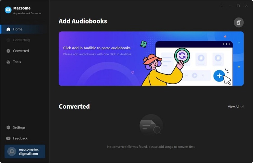 Macsome Audiobook Converter Landing Page
