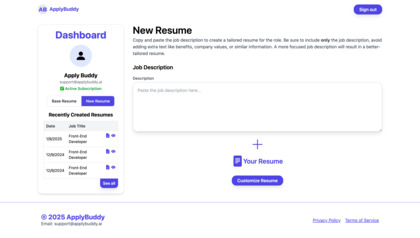 Apply Buddy AI image