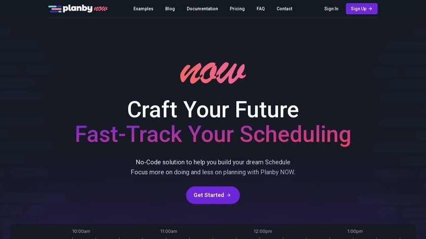 Planby Now Landing Page